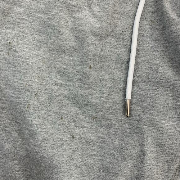 Nike Sportswear Club Fleece Shorts Men's Size M Logo Print Bottoms Gray Distress - Picture 2 of 9